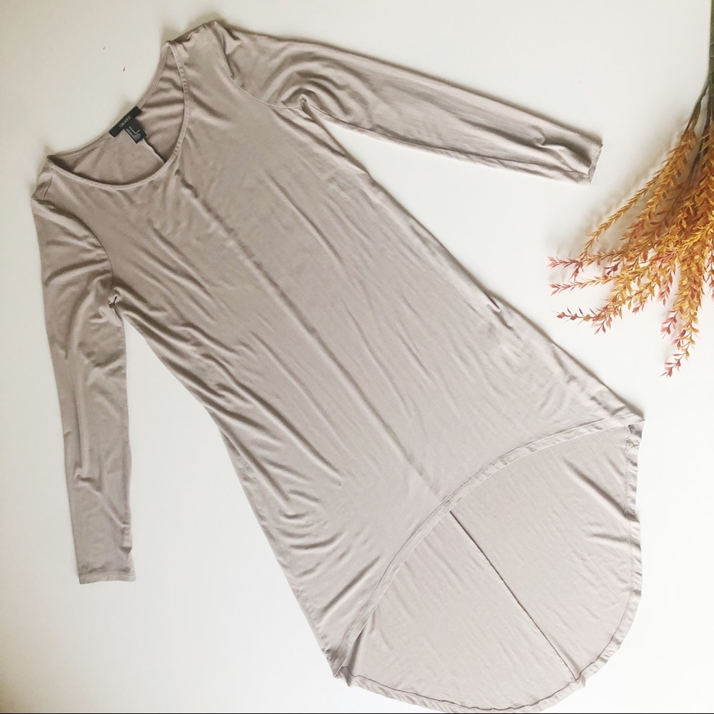 Forever21 nude high-low dress- never worn!!!